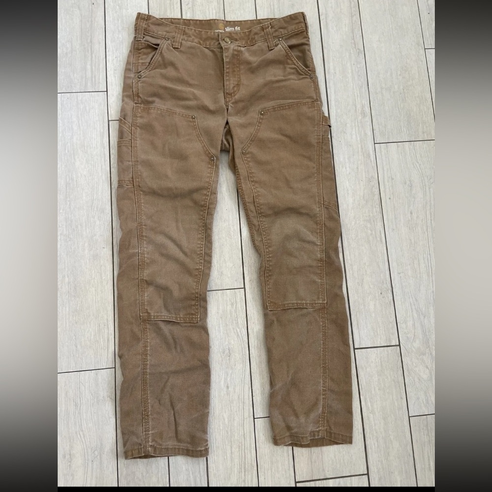Carhartt women’s slim fit carpenter work pant short size 4